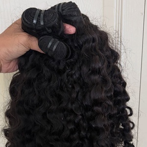 Rohes Indisches Lockiges Haar Body Wave Jungfräuliche Echthaar-Bündel NANDEE HOUSE Natürlich - Product Image 6