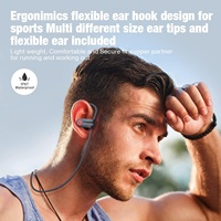 Casque d'écoute sans fil Bluetooth V6.0 étanche pour le sport, avec 16 heures d'autonomie, vente en gros