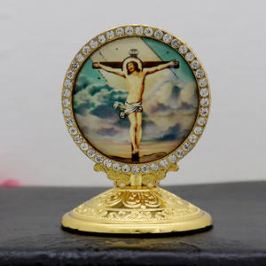 Ornamenti in Metallo della Vergine Maria di Guadalupe e Gesù Cristo, Fornitura Diretta - Product Image 6