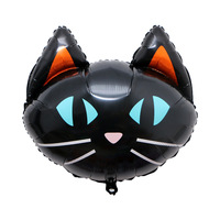 Grands ballons transfrontaliers en aluminium fantôme citrouille pour décorations de fête d'halloween en gros disponibles