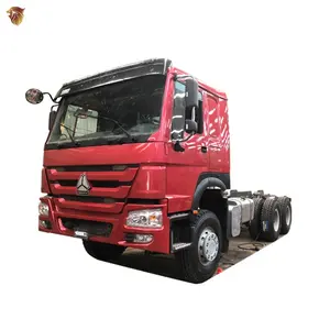 Giá rẻ Giá sử dụng HOWO máy kéo xe tải 6x4 371HP Trailer đầu với chất lượng tốt nhất