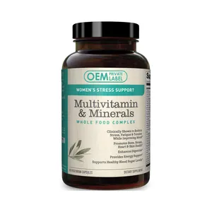 OEM wanita dukungan stres Multivitamin dan kapsul Mineral Multivitamin dan tablet Mineral suplemen meningkatkan pencernaan