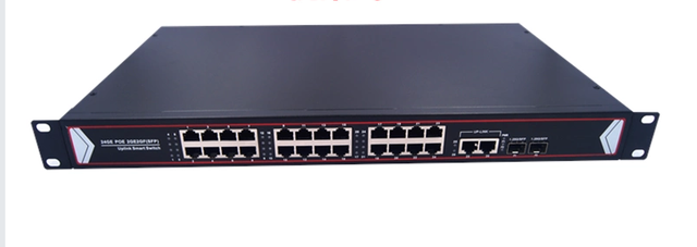 EXCELLTEL 24-Port POE Switch HM-POE-24-380W Made in Guangdong