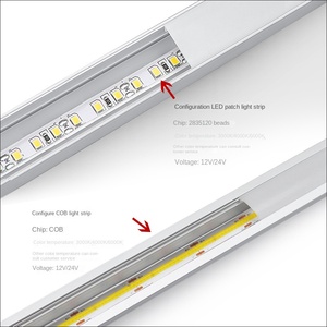 โปรไฟล์อลูมิเนียม LED สำหรับผนังปิดภาคเรียนผนังยิปซั่มโปรไฟล์อลูมิเนียมผนังแห้ง - Product Image 3