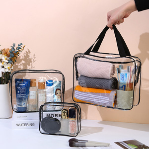 Nouvelle trousse de maquillage de voyage en PVC, trousse de toilette portable imperméable, trousse de maquillage transparente - Product Image 4