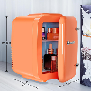 Mini nevera de oro rosa electrónica automática otros refrigeradores compactos Bebidas frías Para el hogar refrigeradores de 12 voltios - Product Image 2