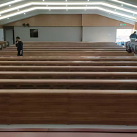 Chaises de conférence multimédia modernes en contreplaqué de haute qualité, tables et chaises pliantes pour salles de classe universitaires, mobilier d'auditorium