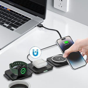 3 in 1ที่ชาร์จแบบพกพาระบบแม่เหล็กไร้สายพับได้2025ชาร์จโทรศัพท์ไร้สายแบบมัลติฟังก์ชัน15W - Product Image 3