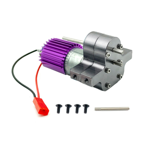 Boîte de vitesses de transfert métallique pour moteur à balais 370, compatible avec voitures et camions RC WPL B14 B16 C14 C24 B24, boîte de vitesses de changement de vitesse, amélioration DIY - Product Image 6