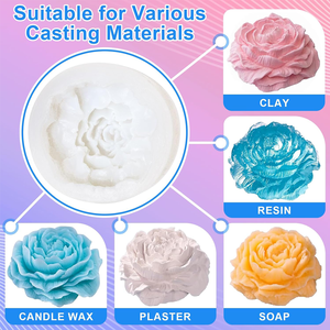 Kit de fabrication de moules <span class=keywords><strong>en</strong></span> silicone 30A, caoutchouc silicone <span class=keywords><strong>platine</strong></span> RTV2, gel de silice liquide haute résistance pour bijoux, artisanat DIY, moules <span class=keywords><strong>en</strong></span> résine - Product Image 5