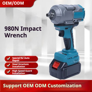 Clé à chocs <span class=keywords><strong>électrique</strong></span> <span class=keywords><strong>sans</strong></span> <span class=keywords><strong>fil</strong></span> de qualité industrielle OEM, <span class=keywords><strong>avec</strong></span> moteur <span class=keywords><strong>sans</strong></span> balais, couple maximal de 600 N.m, <span class=keywords><strong>batterie</strong></span> lithium-ion 18 V, ensemble d'outils - Product Image 4