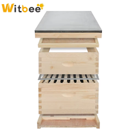 Nueva Tabla Inferior para Colmena Langstroth con Reductor de Entrada, Abeto Chino, para 8/10 Cuadros