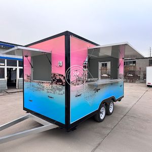 Camión de Comida Móvil 2025, Remolques de Comida Rápida de Alta Calidad, Remolque de Comida con Forma de Camión con Terraza - Product Image 3