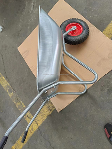<span class=keywords><strong>Brouette</strong></span> à <span class=keywords><strong>roues</strong></span> en acier galvanisé légère et robuste pour usage industriel, prix abordable, modèle WB5204 - Product Image 2