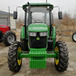 Gebruikte Tractoren 100hp Boerderij Groot Formaat 4wd Wiel Tractor Agricola Landbouwapparatuur Massey Ferguson Kubota