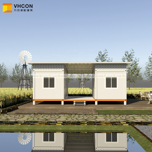 Villa préfabriquée à faible coût en structure acier, maison modulaire, maison préfabriquée économique, ossature métallique légère, panneau sandwich pour habitation - Product Image 5