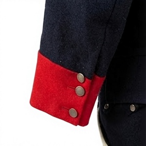 Manteau pour homme de style historique à manches longues avec boutons sur le devant, vêtement d'extérieur, uniforme de costume, manteau d'extérieur - Product Image 6
