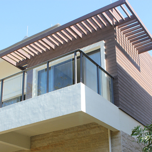 Giá rẻ nhất ngoài trời 3D sâu dập nổi <span class=keywords><strong>WPC</strong></span> tường ốp gỗ dập nổi <span class=keywords><strong>WPC</strong></span> Panel tường sàn rắn bảng đá đen bên ngoài - Product Image 5