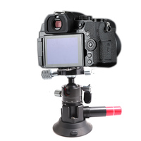 Support de téléphone en alliage d'aluminium avec ventouse pour appareil photo Support d'angle stable pour caméras d'action et téléphones mobiles