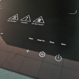 Plaques de cuisson en verre céramique noir trempé de qualité supérieure 4 et 6 mm, polies, compatibles induction, feuille de verre cristallin noir - Product Image 5