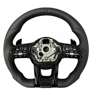 Volante de Cuero en Oferta para <span class=keywords><strong>Mercedes</strong></span> Benz AMG Clase C E S G W164 W166 W204 W205 W222 W253 W257 S320 S500 G500 G55 G63 - Product Image 1