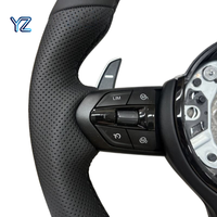 Volant de voiture en cuir perforé noir YZ Premium M Sport pour BMW Série F F10 F30 F31 F32 F20 E92 E60 X6 E71 X5 E70 M3 M4
