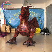 Costume de mascotte de dragon gonflable personnalisé pour spectacle de fête