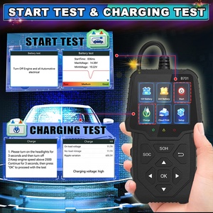 Yeni B701 OBD2 <span class=keywords><strong>EOBD</strong></span> 12V Araç Akü Test Cihazı ve Arıza Kodu Okuyucu OBDII Çoklu Dil Desteği 1 Yıl Garanti - Product Image 5