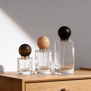 Bouteilles de vin en verre de luxe 30ml 50ml 100ml personnalisables vides rechargeables avec emballage en boîte sérigraphie bouchon pulvérisateur - Product Image 2