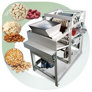Éplucheur de noix moulues humide Ma Cj Ine Pois chiche Areca Noisette Enlèvement de la peau d'arachide Enlever la machine à peler les amandes - Product Image 1