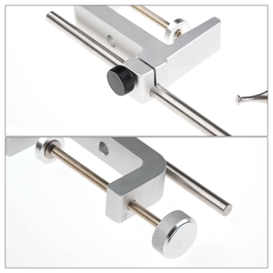 Support de table à pince en C pour visse à mouches, base de fixation en alliage d'aluminium pour visse à mouches de pêche à la <span class=keywords><strong>mouche</strong></span> - Product Image 3