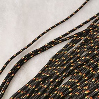 Hops Polyester Runde Kordel mit Schwarzen Roten Grünen Punkten Vielseitige Kordeln 5mm Polyesterkordel für Bekleidungszubehör