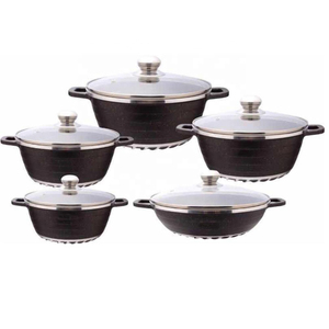 ประหยัดพลังงานเครื่องครัวหล่อตายอลูมิเนียมหม้อชุดเครื่องครัว - Product Image 1