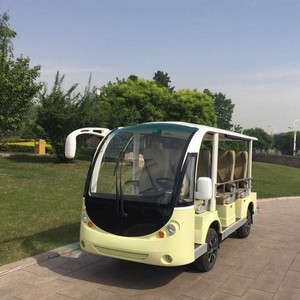 Voiture électrique à 4 roues et 9 places pour visites touristiques dans les parcs - Product Image 2
