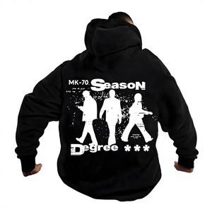 Pull-over de loisirs d'automne/hiver pour hommes, tricots et sweatshirts standard d'une couleur fabriqués en Chine - Product Image 1