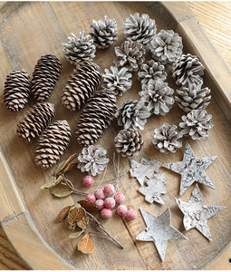 Số lượng lớn nón thông Đồ trang trí Giáng sinh tự nhiên Mini nón thông mộc mạc nón thông Đồ trang trí cho Giáng sinh thủ công tự làm - Product Image 5