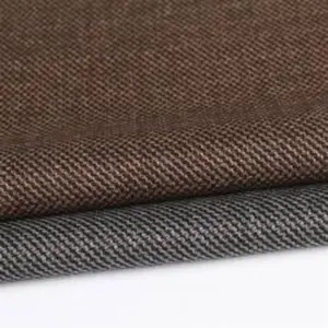 Rollo de tela jacquard de sarga de 300gsm tejido TR al por mayor