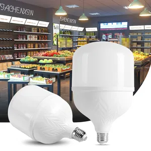 Lâmpadas LED Huahuang para fábrica de iluminação PBT PP E27 B22 5W 10W 15W 20W 30W 40W 50W 60W branco