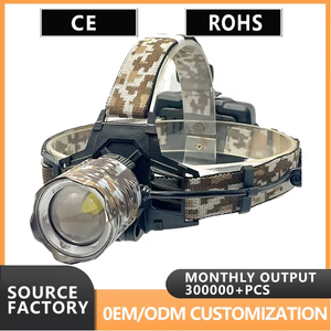 Lampe de tête LED d'extérieur rechargeable pour la pêche de nuit, l'escalade en montagne, <span class=keywords><strong>le</strong></span> travail de la mine, <span class=keywords><strong>le</strong></span> zoom laser blanc, la lumière forte et <span class=keywords><strong>chauve</strong></span> - Product Image 3