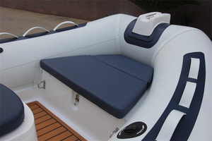 12ft מהירות גבוהה עמיד פיברגלס גוף סירת דיג סירה מתנפחים ספורט 360 עם קונסולת מרכז - Product Image 4