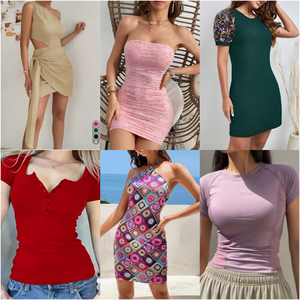 Vestido de algodón de <span class=keywords><strong>talla</strong></span> grande para mujer 2026, venta al por mayor, 84932 unidades, plazo de entrega de muestra de 7 días, fardos a granel, China Guangzhou - Product Image 2
