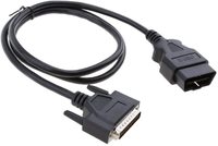 DB25 25-Pin auf 16-Pin OBD2/OBDII Verbindungskabel für Auto-Motordiagnosegerät Kupferleiter PVC-Isolierung IP54-Zertifiziert 12V