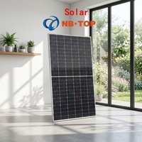 Système de panneaux solaires NB-TOP PERC demi-cellules flexibles double vitrage TUV 550W 2384*1303*35 Modèle NB-TOP-3