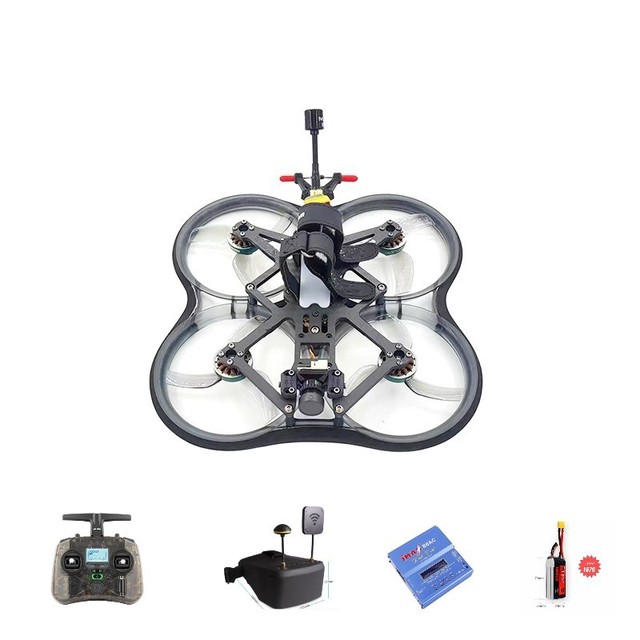 3.5 Inch  Analog RTF Version Mini Racing Tiny Whoop Drone Fpv  Rtf Cinewhoop Racing Drone Kit with Fpv Goggles