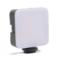 Lampe de poche Ulanzi AY-49S monochrome à température de couleur réglable, support de téléphone, éclairage LED sans fil 800LM Type-C ABS