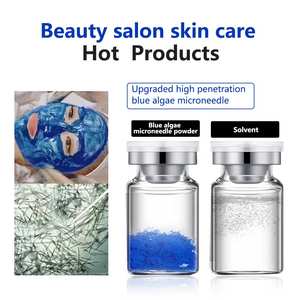 طقم إسفنج أزرق طحلب مجهري للوجه والكولاجين ومستخلص بيولوجي طبيعي إسفنج شبيكة - Product Image 3