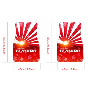 Tiypeor Tùy Chỉnh Thiết Kế In Mô Hình Xe Mat Chống Trượt Thảm Xe Mat Với Logo - Product Image 1