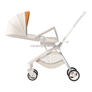 Poussette compacte et légère YEAH BABY YB3809E, pliable facilement, cadre en alliage d'aluminium, 4 roues en EVA, vue haute pour bébé - Product Image 1