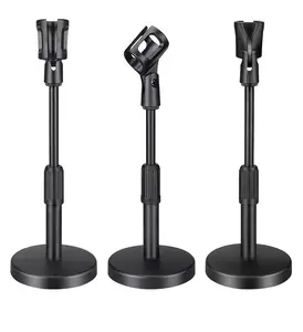 Radio station microphone stand fashion desk plastic live recording microphone stand tik tok microphone stand