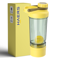 Logo personnalisé Sans BPA En Plastique Sports Gym Fitness Boissons Étanche Protéines Mélangeurs Shaker Bouteille D'eau Shakers Gobelets